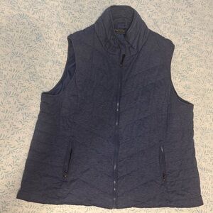 bagatelle Navy Quilted Sleeveless Vest